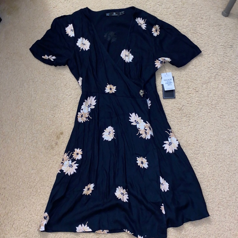 T&C wrapsicle dress black (xs)